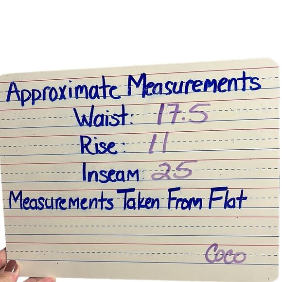 COCO Y CLUB Coral Eyelet Lace‎ Cotton Capri Pants Size 13/14 - Picture 9 of 9